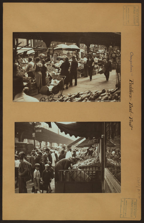 Occupations - Peddlers - Food - Fruit.