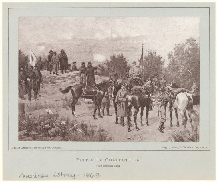 Battle of Chattanooga, from Orchard Knob