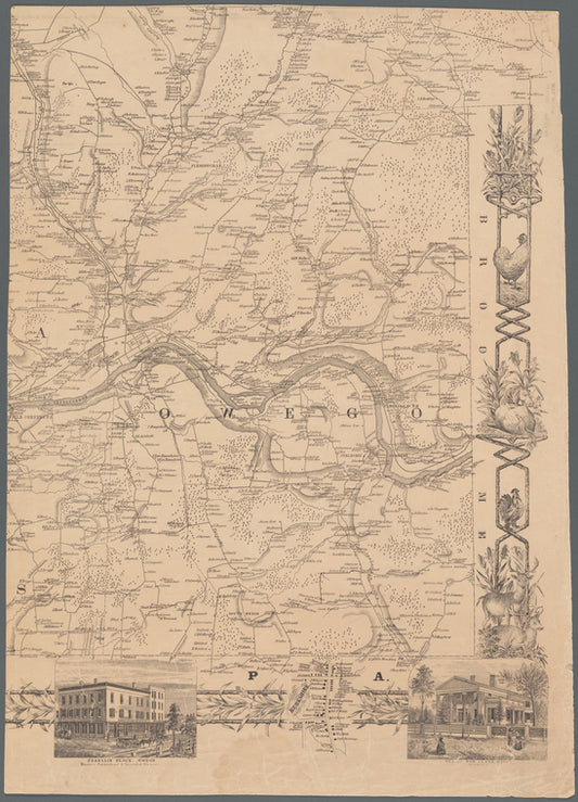 Map of Tioga County, New York: from actual surveys