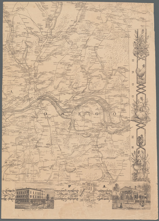 Map of Tioga County, New York: from actual surveys