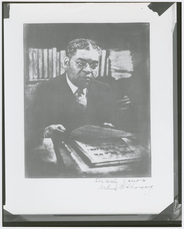 Portrait of Arthur Alfonso Schomburg, possibly during his later years