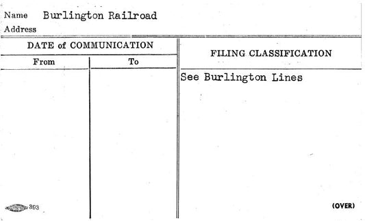 Burlington Railroad
