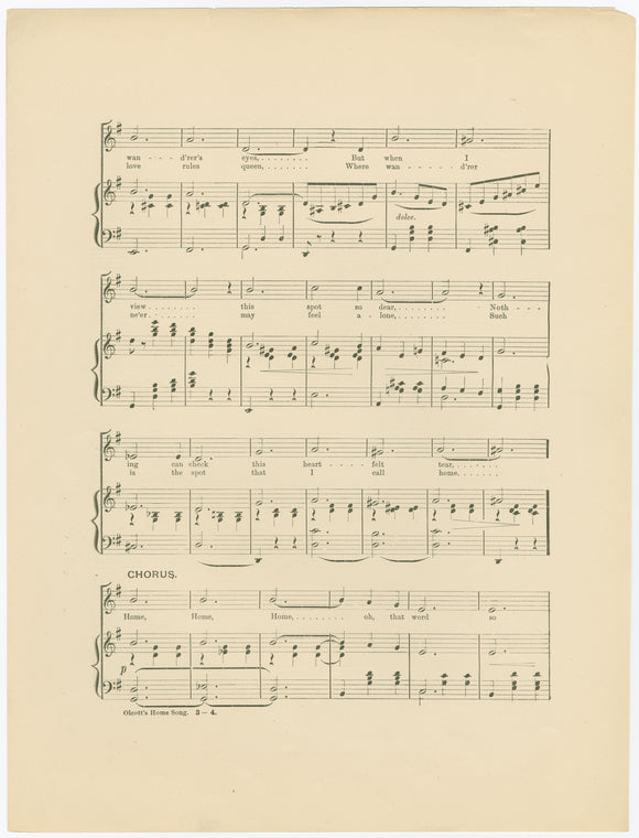 Olcott's home song