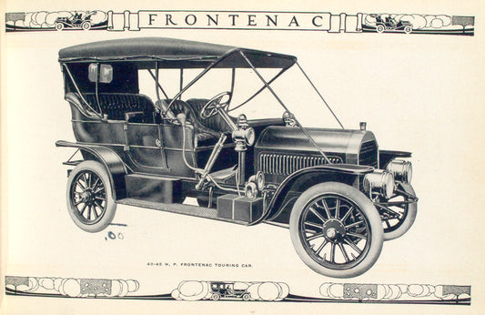 40-45 h.p. Frontenac Runabout, extra seat in place.