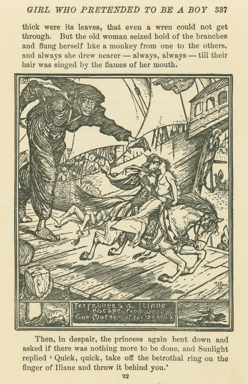 Fet-Fruners & Iliane escape from the mother of the genius.