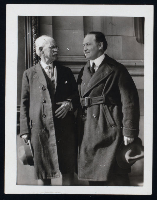 Dr. A. M. Wilson and Harry Houdini