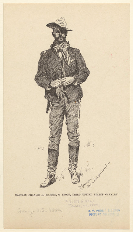 Captain Francis H. Hardie, G Troop, Third United States Cavalry