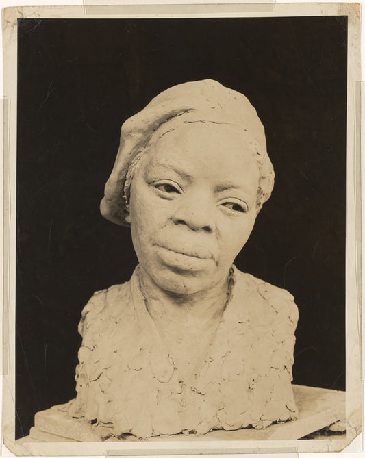 Bust of unidentified youth by Augusta Savage