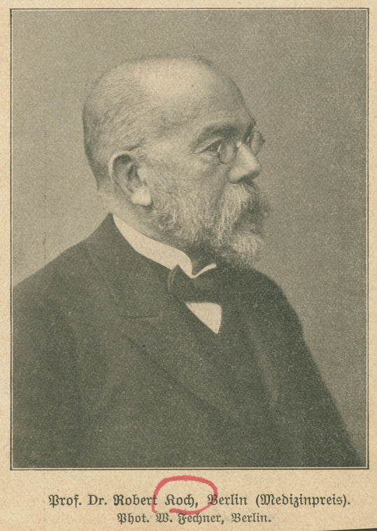 Robert Koch, 1843-1910.