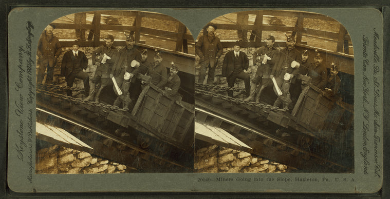 Miners going into the slope, Hazleton, Pa., U.S.A.