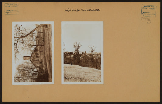 Manhattan: High Bridge Park - [Amsterdam Avenue.]