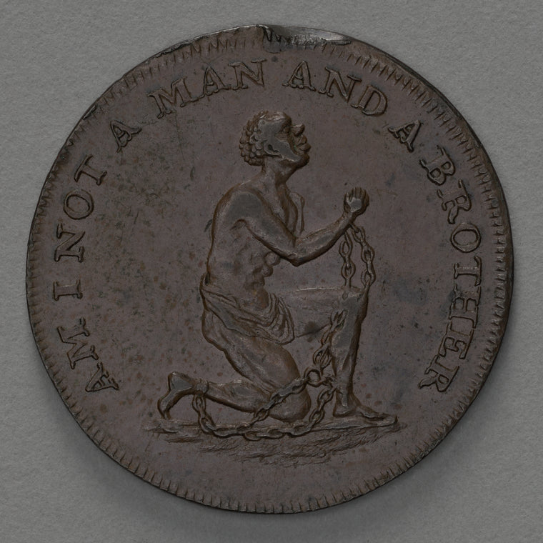 "Am I Not a Man and a Brother" token