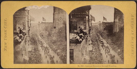 Japanese Procession through Broadway.