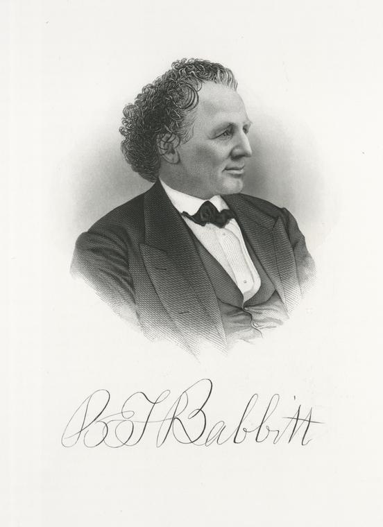 B.T. Babbitt, Portrait.