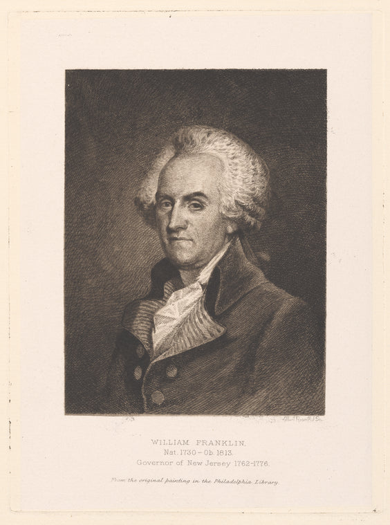 William Franklin, Governor of New Jersey