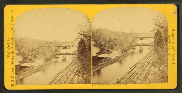 View from Nisky Hill, east end. [Bethlehem, Pa.]