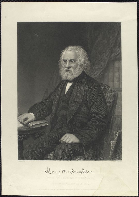 Henry W. Longfellow (autograph sign)