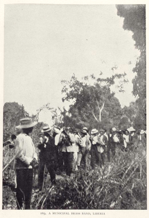 A Municipal brass band, Liberia