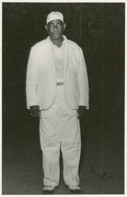 Candid full-length portrait of a man