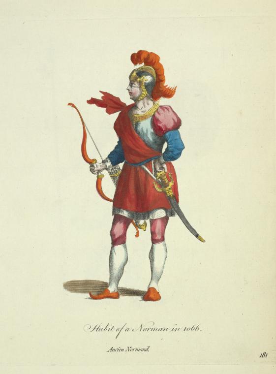 Habit of a Norman in 1066. Ancien Normand.