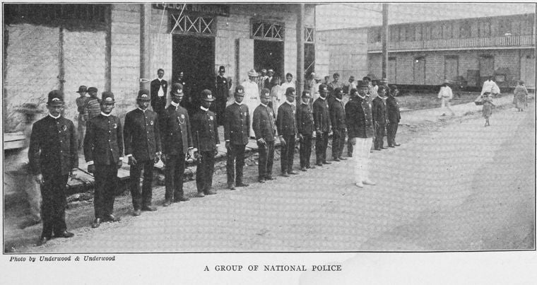 A group of national police.