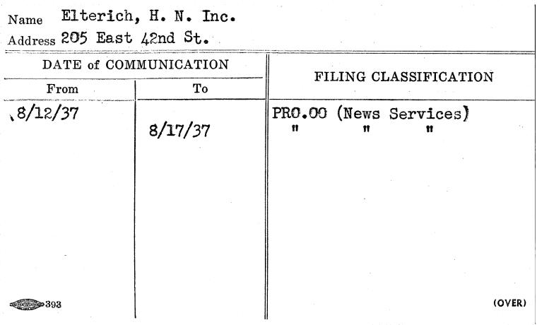 Elterich, H.N. Inc.