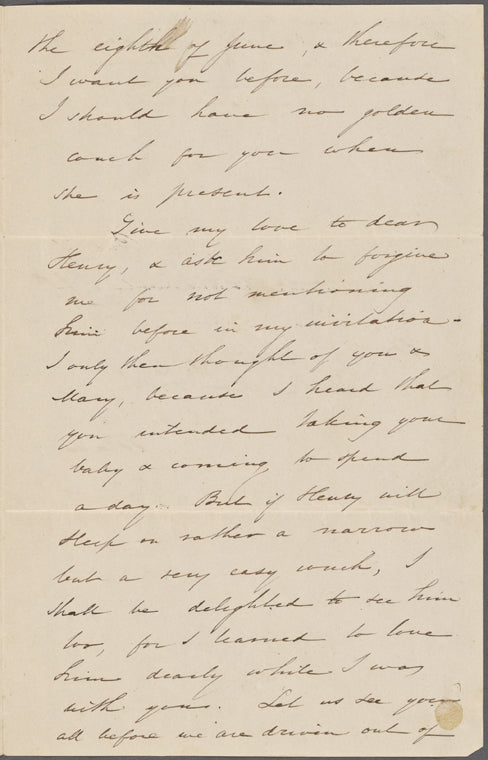 Foote, Mary [Wilder White], ALS to. May 27, 1845.