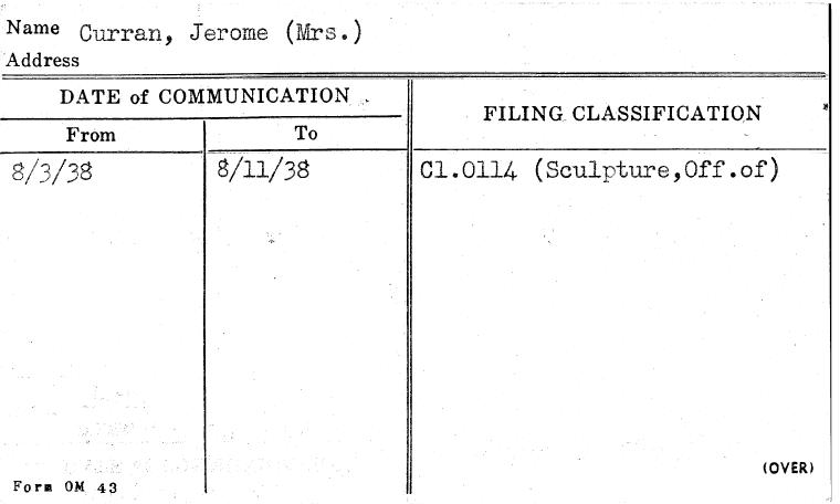 Curran, Jerome (Mrs.)