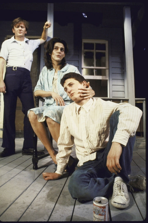 Actors (L-R) J. C. Quinn, Martyn St. David & Sean Penn in a scene fr. the Broadway play "Heartland." (New York)