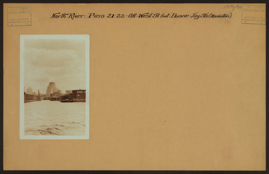 North (Hudson) River - Piers 21-22.