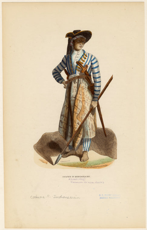 Javaner in Kriegstracht