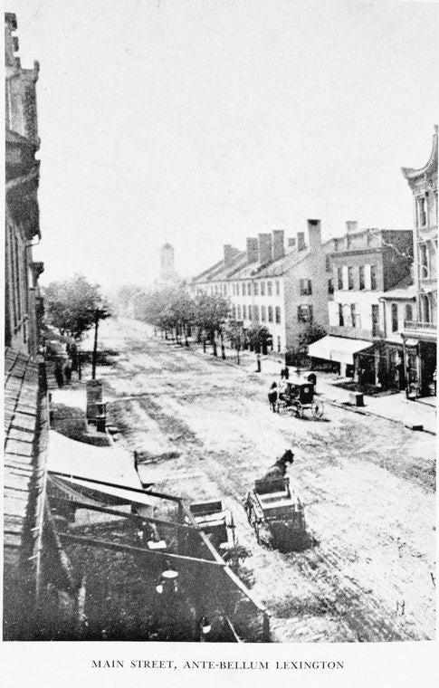 Main street, Ante-Bellum Lexington.