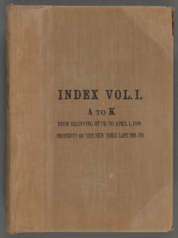 Index to Volume I, Applicants A - K