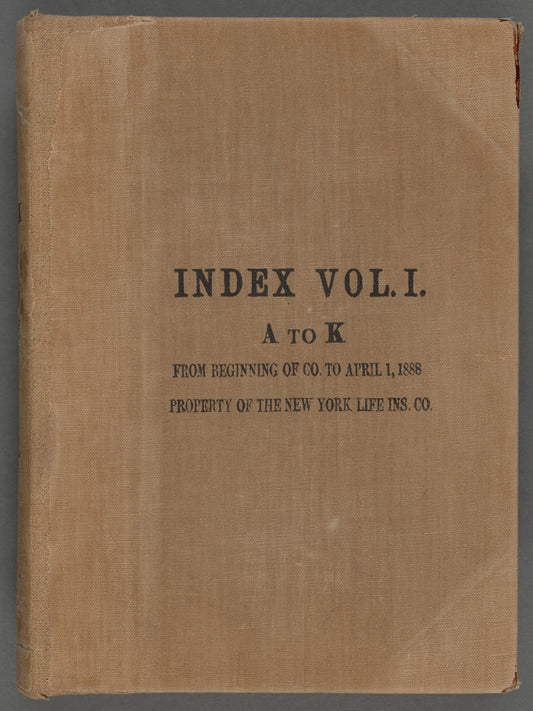 Index to Volume I, Applicants A - K