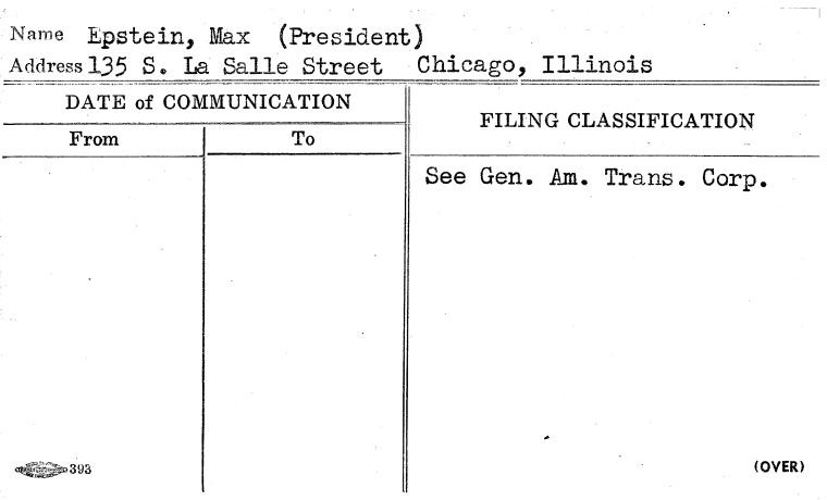 Epstein, Max (President)