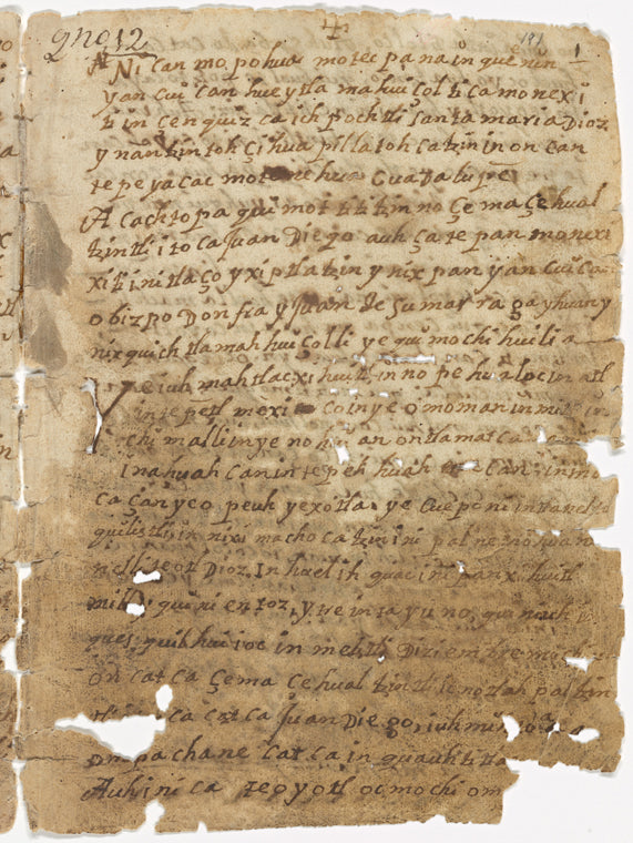 Series I. Volume 1: Nican Mopohua