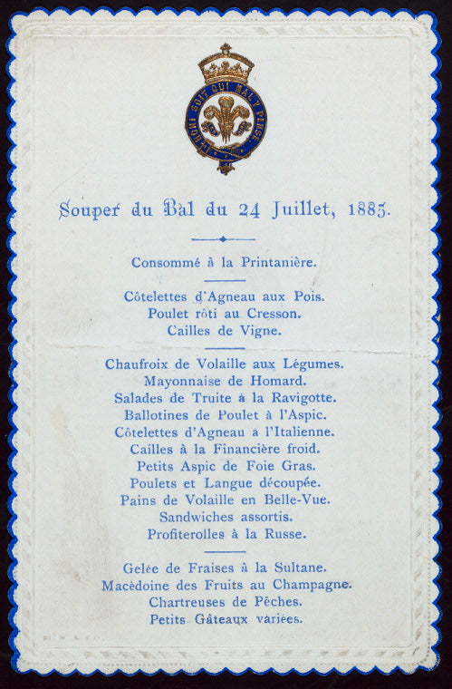 SUPPER AT A BALL [held by] ? [at] ?