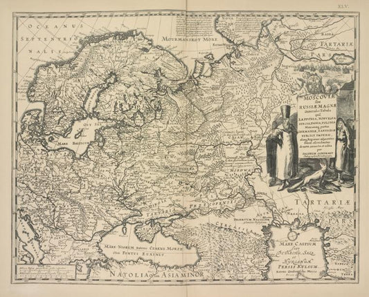 Karta Rossii Gerritsa, izd. Ia. Sandrartom. Str. 29
