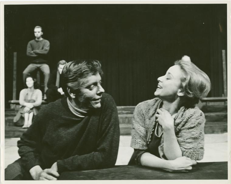 Ken Ruta and Joyce Ebert in the stage production Under Milk Wood