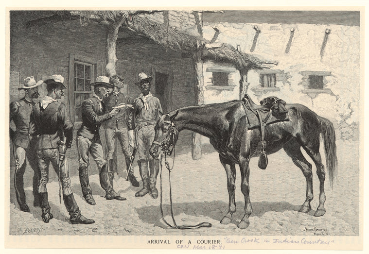Arrival of a courier
