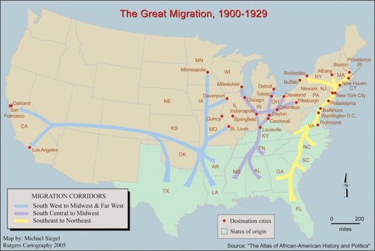 The Great Migration, 1900-1929