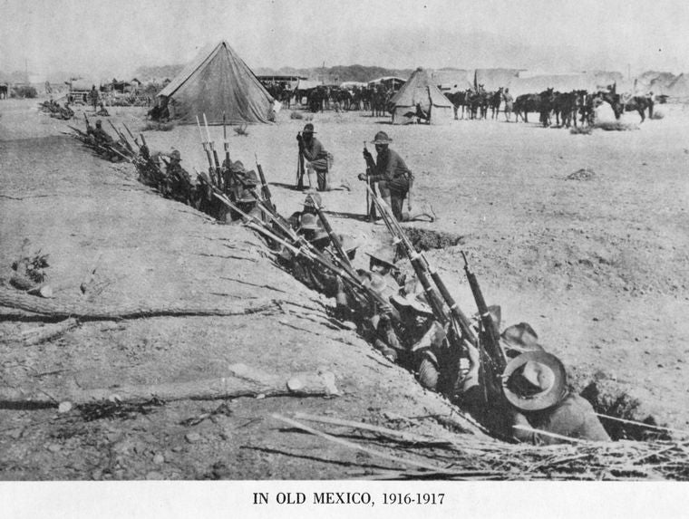 In old Mexico, 1916-1917.