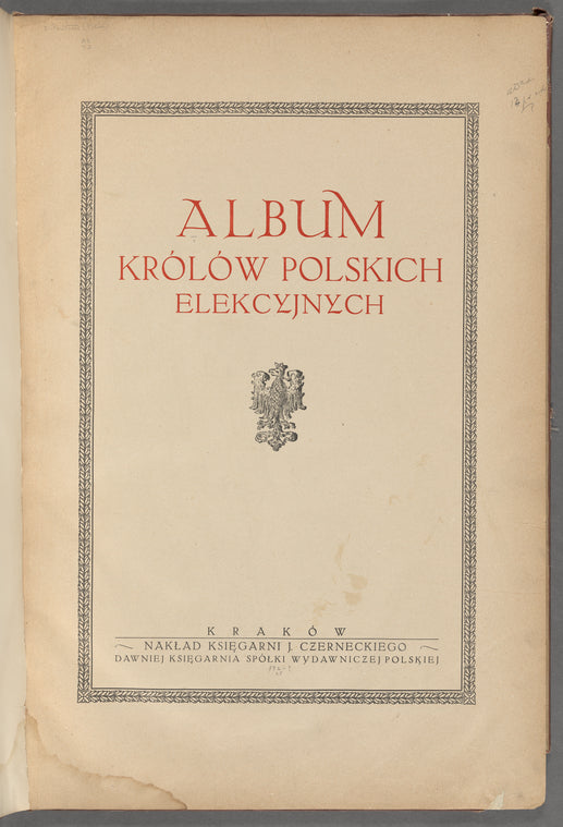 Album królów polskich elekcyjnych