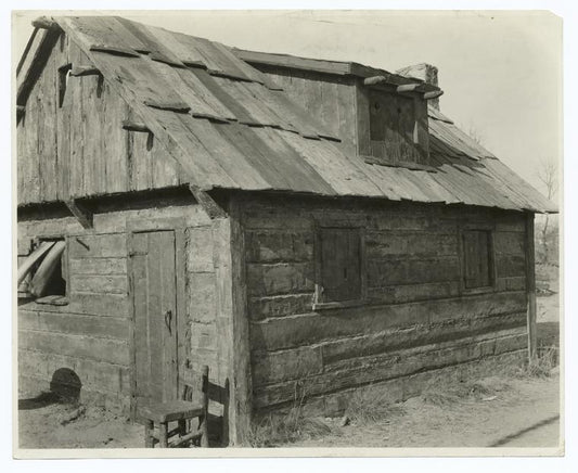 A Pioneer  Home, Jamestown. Virginia.