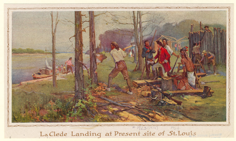 LaClede landing at present site of St. Louis