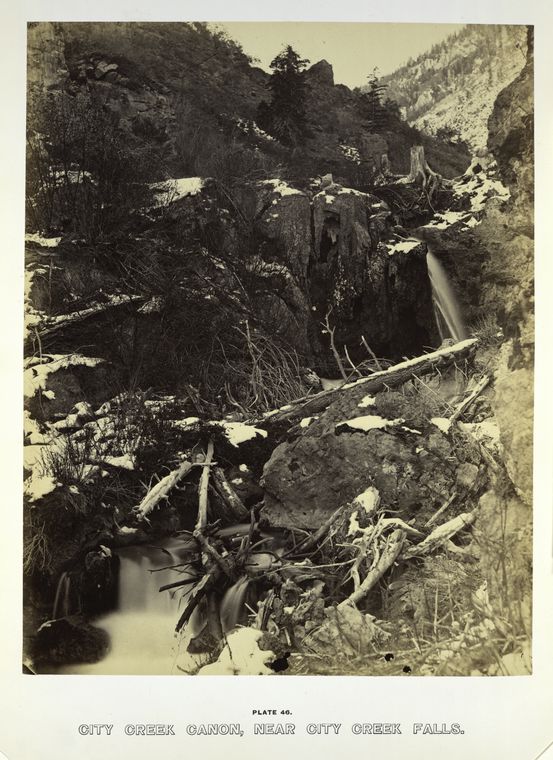 City Creek Cañon, near City Creek Falls.