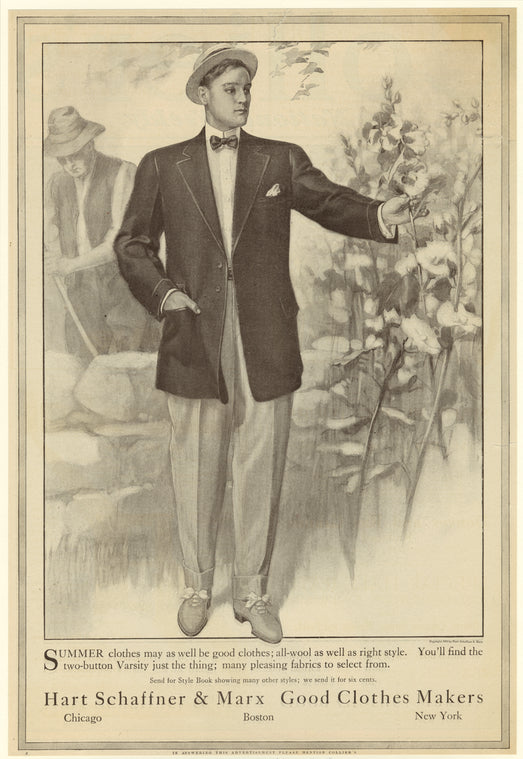 Man wearing a suit and bowtie, 1901s