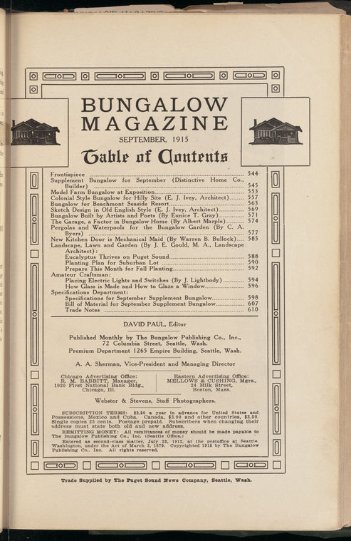 Bungalow magazine