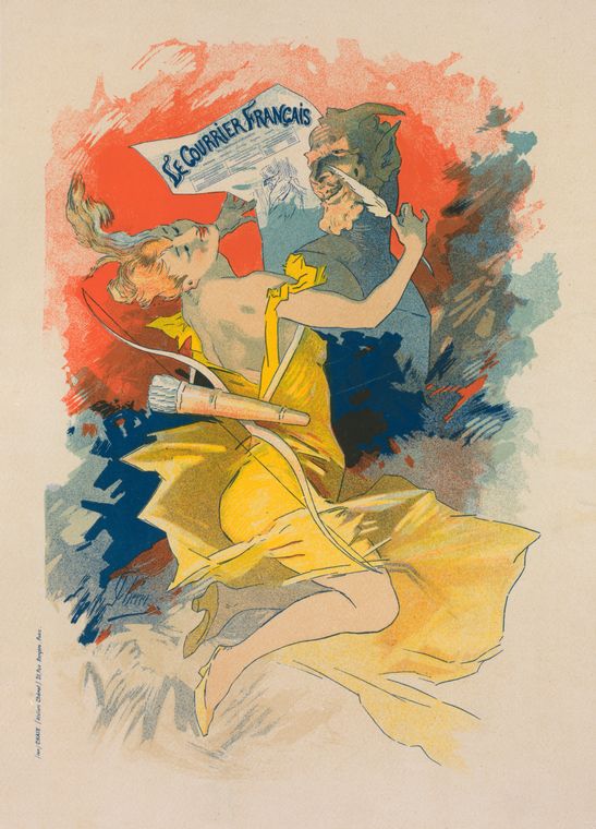 Affiche pour le journal "le Courrier Français".