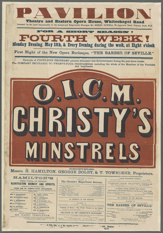 O.I.C.M. Christy's Minstrels
